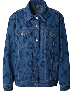 Marimekko Jacke Murros Unikko - Blau