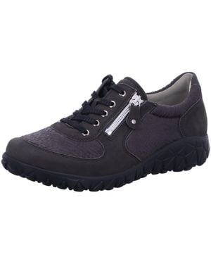 Waldläufer Sneaker Low Sneaker Low Damen H89001-227 052 Echtleder - Blau