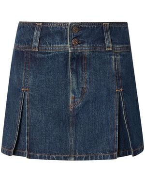 Levi's Levis Rock Inverted Pleat Mini - Blau