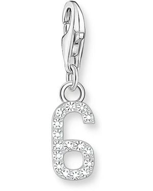 Thomas Sabo Anhänger Zahl 6 - Mettallic