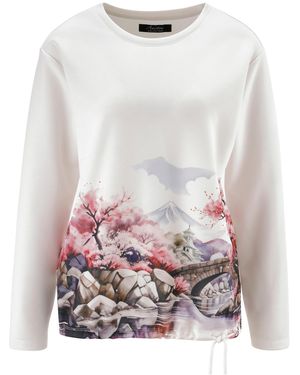 Aniston SELECTED Sweatshirt - Weiß