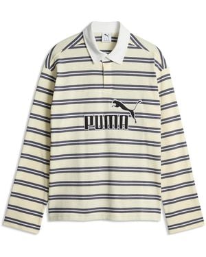 PUMA Poloshirt Essentials Elevated No. 1 - Weiß