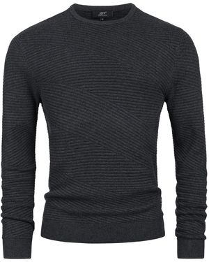 JEFF Pullover Jfabram - Schwarz