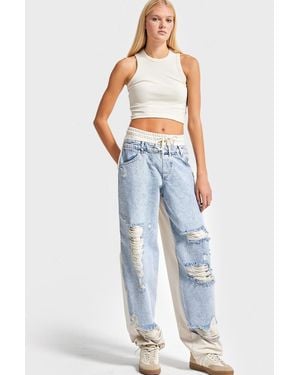 its basic Its Basic Jeans Skater Mid Rise Jeans (Lenght 32) - Blau