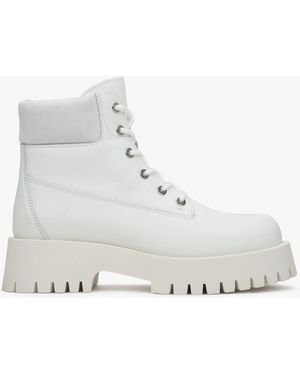 ESTRO Ankle Boots 09-3329 - Weiß