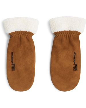 KARL LAGERFELD Fäustlinge - Weiß