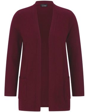 Goldner Strickjacke - Lila