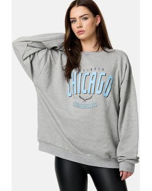 Worldclassca Oversizepullover Chicago - Grau