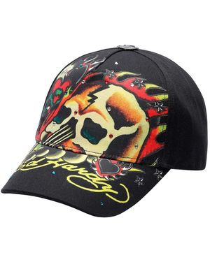 Ed Hardy Kappe Skull - Mehrfarbig