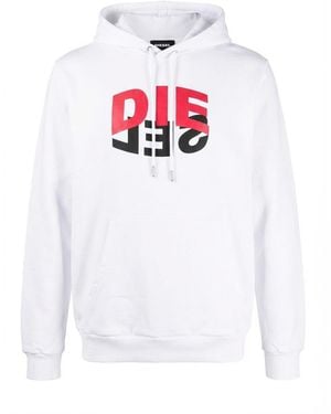 DIESEL Sweatshirt S-Girk-Hood-N1 - Weiß