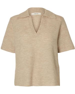 SELECTED Pullover Slflulu - Natur