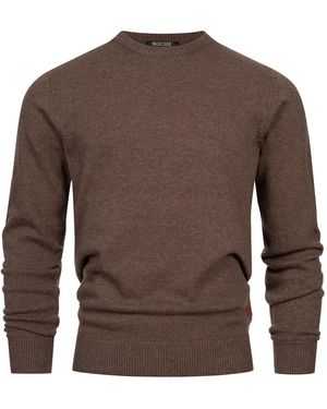 INDICODE Pullover Inmargous - Braun