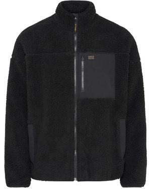 Solid Fleecejacke Walther - Schwarz