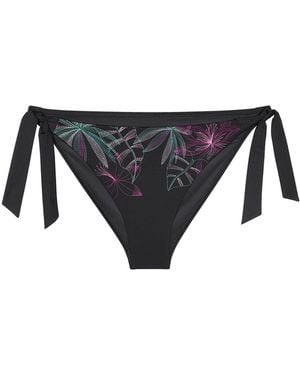 Triumph Tai-Bikinislip Label Summer Tropics - Schwarz