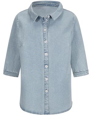 Linea Tesini By Heine Bluse - Blau
