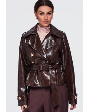Ombre Jacke - Braun