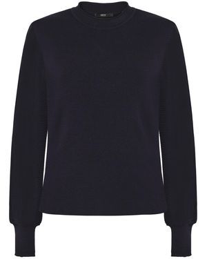 Zero Pullover Mit Hohem Kragen - Blau