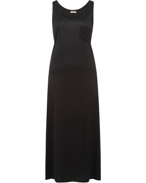 Hanro Nachthemd Cotton Deluxe - Schwarz