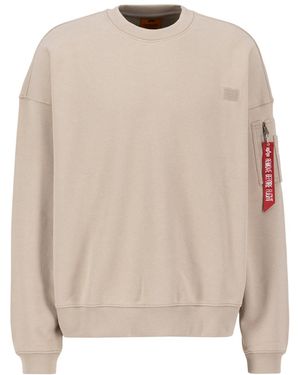 Alpha Industries Sweatshirt Essentials - Natur