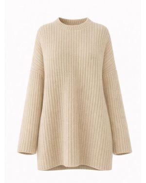 Worldclassca Oversizepullover Dicker - Natur