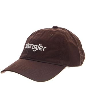 Wrangler Hut Logo Cap - Braun