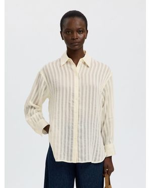 SELECTED Bluse - Weiß