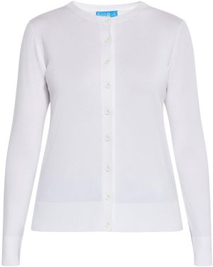 SANIKA Strickjacke - Weiß