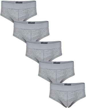MAXTED Slip Cotton Max Slips 5Er Pack - Grau