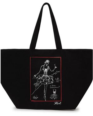 KARL LAGERFELD Shopper - Schwarz
