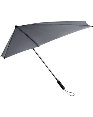 MAXTED Regenschirm Stormaxi Aerodynamischer Sturmregenschirm Windproof - Grau