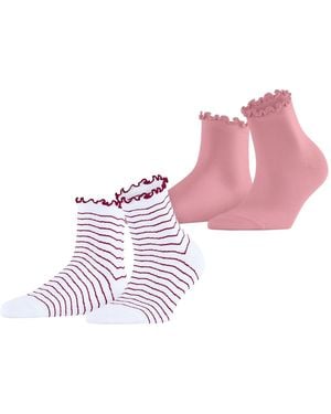 Esprit Socken Wavy Line 2-Pack - Pink
