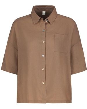 EIGHT2NINE Bluse - Braun