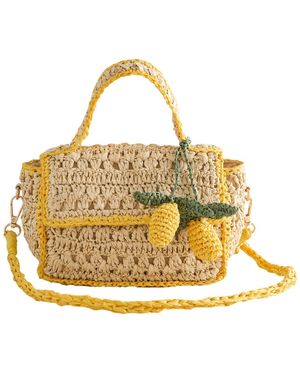 Next Handtasche Lemon - Mettallic