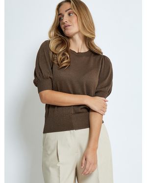 Minus Pullover Liv - Braun