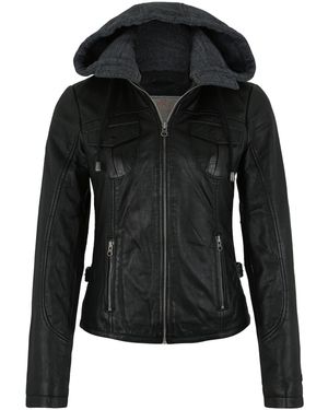 Miracle of Denim Lederjacke - Schwarz