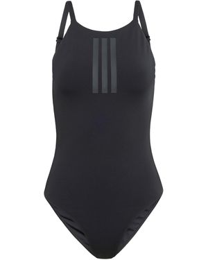 adidas Badeanzug Iconisea Ribbed Padded Thin Straps - Schwarz
