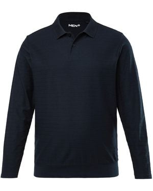 Men Plus Shirt - Blau