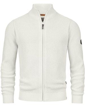 INDICODE Strickjacke Layton - Weiß