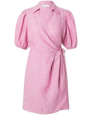 Tommy Hilfiger Kleid Pure Relaxed Mini Wrap - Pink