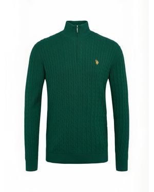 U.S. POLO ASSN. Pullover Umromeo - Grün