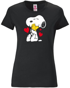 Logoshirt T-Shirt Peanuts - Schwarz