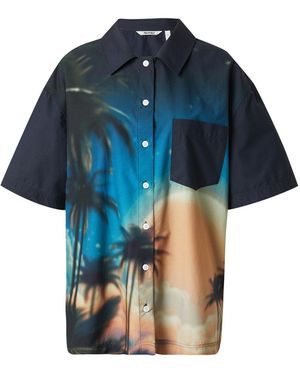 Monki Bluse - Blau