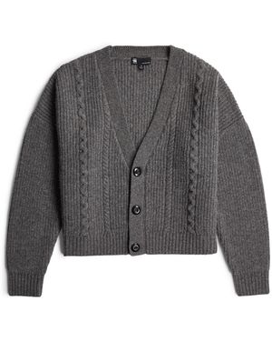 G-Star Cable Cropped Cardigan - Grau