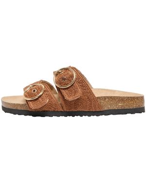 ONLY Pantolette Onlmaxi-18 - Braun