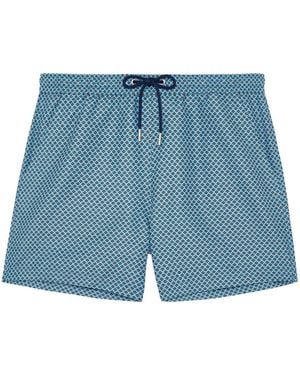 Hom Badeshorts Beach Boxer Espresso - Blau