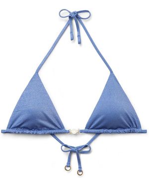 Calzedonia Bikinitop Golden Glow - Blau