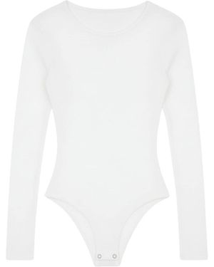 MAXTED Body Basic Max Langarm Body Frauen 3Er Pack - Weiß