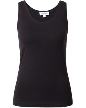 S.oliver Oliver Top - Schwarz