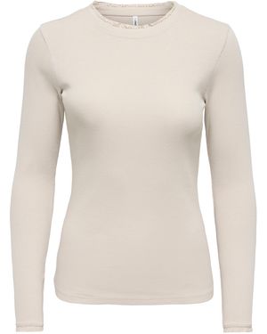 ONLY Shirt Onlleslie - Natur