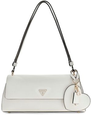 Guess Schultertasche Isobel - Weiß
